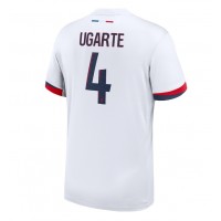 Paris Saint-Germain Manuel Ugarte #4 Vonkajší futbalový dres 2024-25 Krátky Rukáv